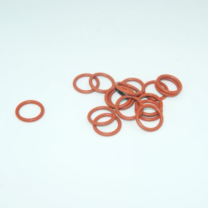 Varmebestandig rødfarve FKM gummi O-ring til Auto-motorer